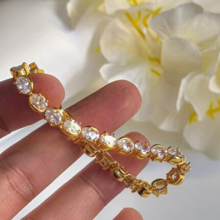 Gold plated Zircon Bracelet