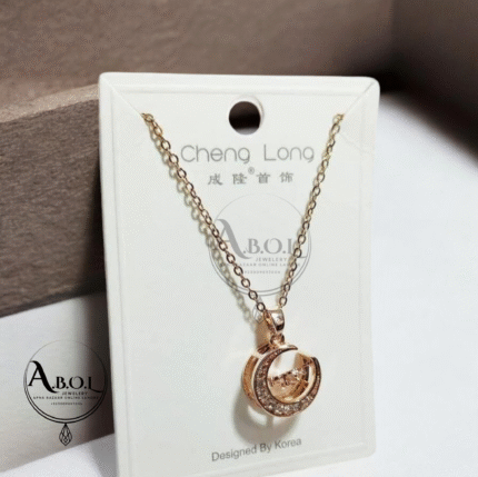 Moon Star Movable Pendent