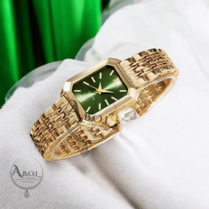Women'S Quartz Watch Rectangle Green