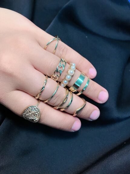 8 pcs Ring set