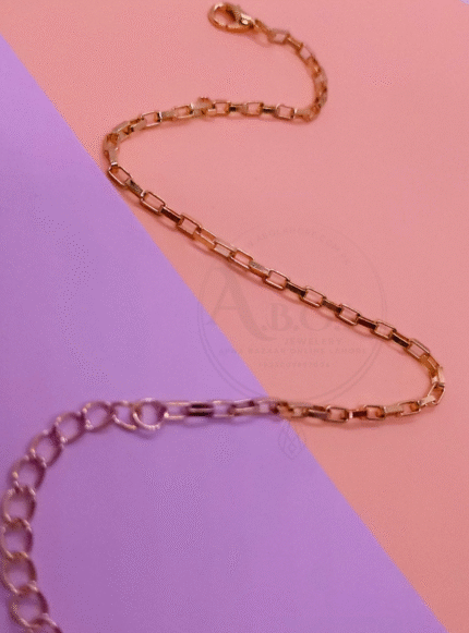 Box chain Anklet