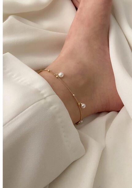 Pearl Stainless steel ANKLET,Bracelet