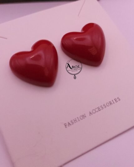 Heart-shaped earrings