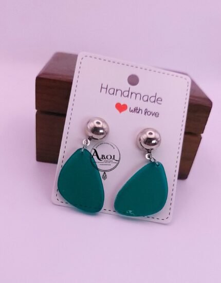 Teal Drop Earings