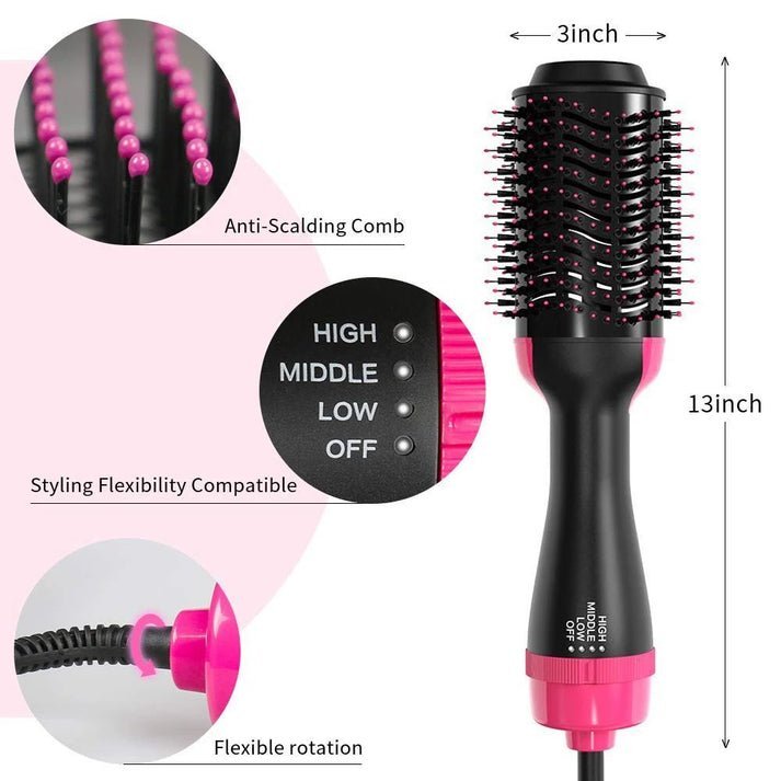 One-Step Hot Air Brush – Hair Dryer & Styler