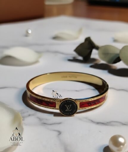 LV Red Stainless Hand Cuff